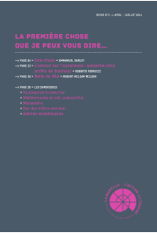 La première chose que je peux vous dire… #02 revue_marelle_2_avril_juillet_2014_page-page